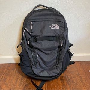 North Face Surge Backpack Grey/Purple